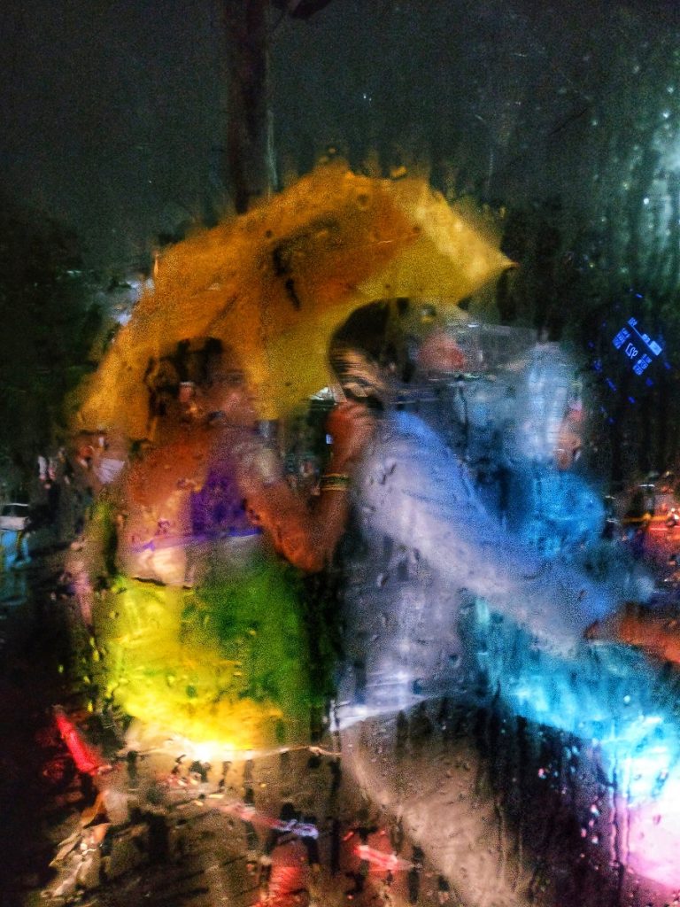 It might look beautiful and painting-like but riding on the city’s potholed roads during the monsoon is an ordeal. Lives are being lost. Thane. 2021